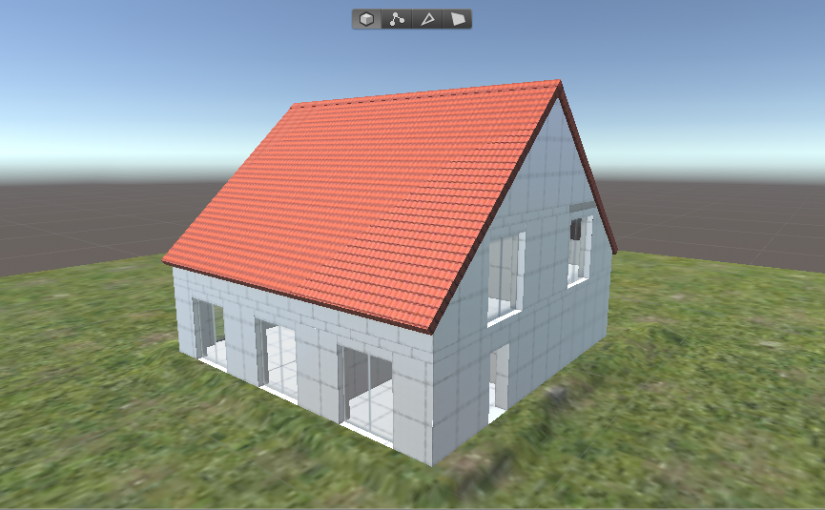 Using ProBuilder for 3D Architectural Sketches