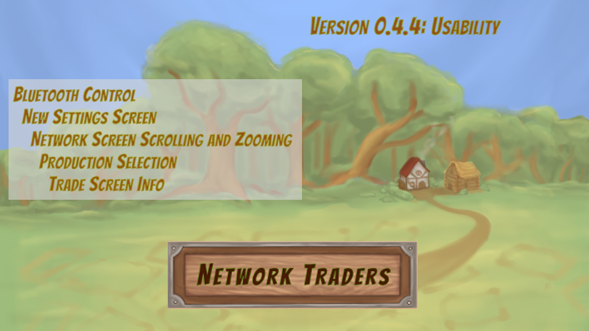 Version 0.4.4: Usability of Network Traders is finished.